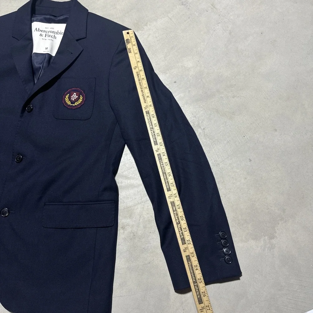 VINTAGE Y2K ABERCROMBIE & FITCH BLAZER SPORTS COAT MEN'S SZ MEDIUM $400 MSRP